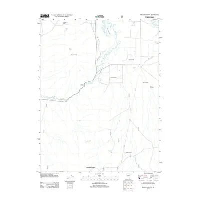 2012 Map of Wilson Canyon, 2012 Print