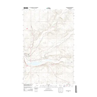 2014 Map of Wilson Creek, 2014 Print