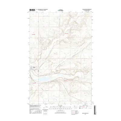 2017 Map of Wilson Creek, 2017 Print