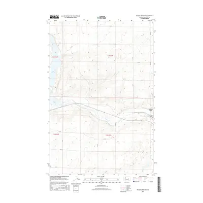 2017 Map of Wilson Creek NW, 2017 Print