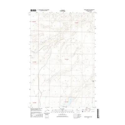 2017 Map of Wilson Creek SW, 2017 Print