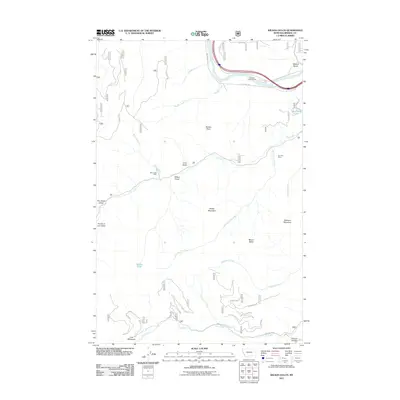 2011 Map of Wilson Gulch, 2011 Print