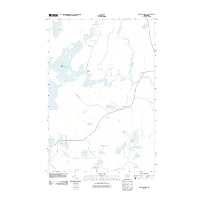 2010 Map of Wilson Lake, 2010 Print
