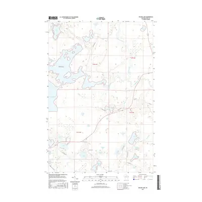 2015 Map of Wilson Lake, 2015 Print