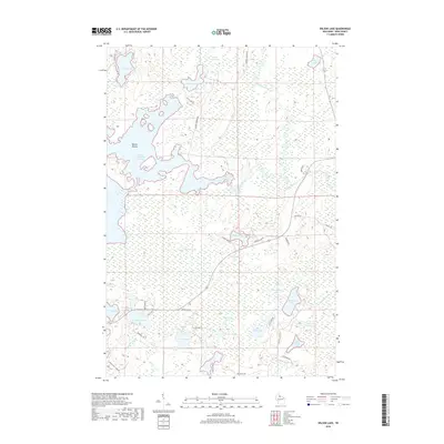 2018 Map of Wilson Lake, 2018 Print