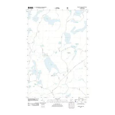 2011 Map of Wilson Lake, 2011 Print