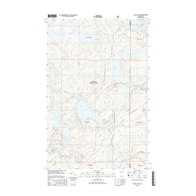 2016 Map of Wilson Lake, 2016 Print