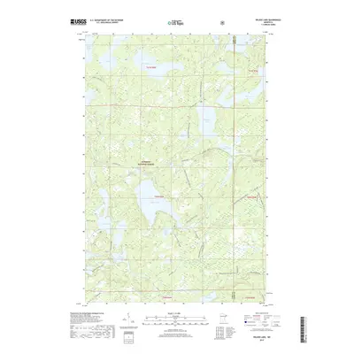 2019 Map of Wilson Lake, 2019 Print