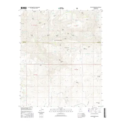 2017 Map of Wilson Mountain, 2017 Print