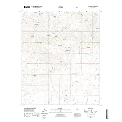 2020 Map of Wilson Mountain, 2020 Print