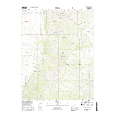 2017 Map of Wilson Peak, 2017 Print