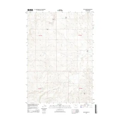 2015 Map of Wilson Spring, 2015 Print