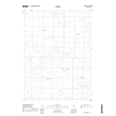 2017 Map of Wilson Valley, 2017 Print