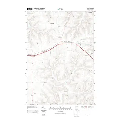 2013 Map of Wilson, 2013 Print