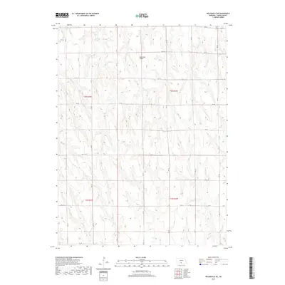 2017 Map of Wilsonville NE, 2017 Print