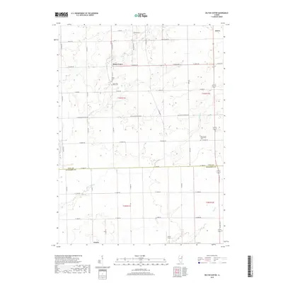 2018 Map of Wilton Center, 2018 Print