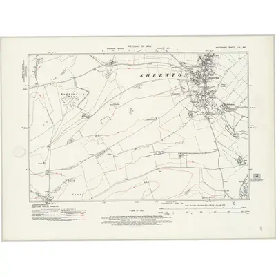 1939 Map of Wiltshire LIII.SE
