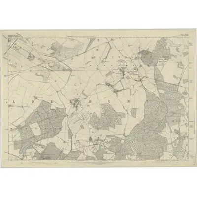 1871 Map of Wiltshire LXVII, 1875 Print