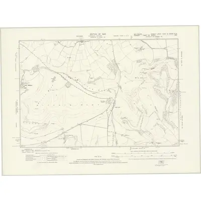 1884 Map of Wiltshire LXXIV.NW & LXXIVa.NE, 1902 Print