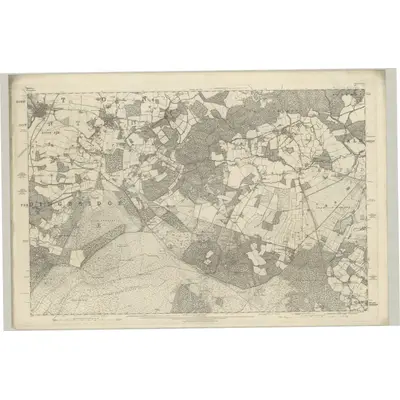1871 Map of Wiltshire LXXVII, 1872 Print