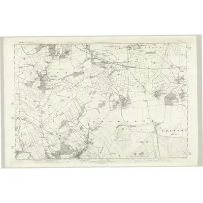 1885 Map of Wiltshire XL, 1888 Print