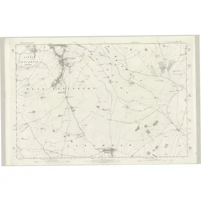 1886 Map of Wiltshire XLVI, 1889 Print