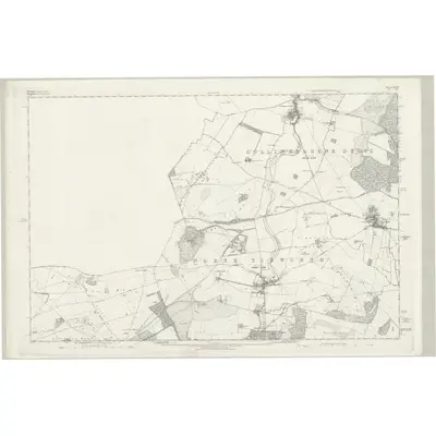 1873 Map of Wiltshire XLVIII, 1877 Print