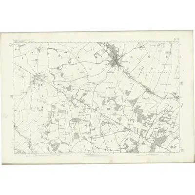 1878 Map of Wiltshire XXIV, 1882 Print