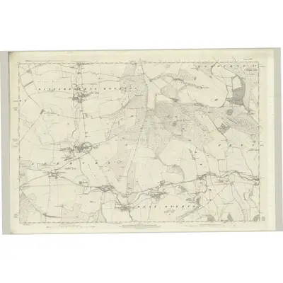 1885 Map of Wiltshire XXVIII, 1889 Print