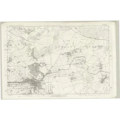 1885 Map of Wiltshire XXXIV, 1889 Print