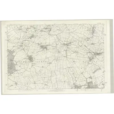1885 Map of Wiltshire XXXIX, 1889 Print