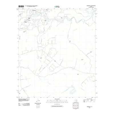 2010 Map of Wimberley, 2010 Print