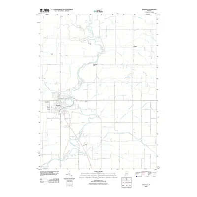 2010 Map of Winamac, 2010 Print