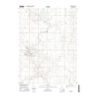 2016 Map of Winamac, 2016 Print