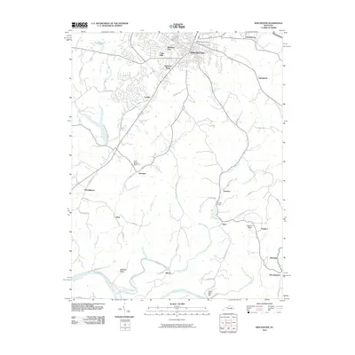 2010 Map of Winchester, 2010 Print