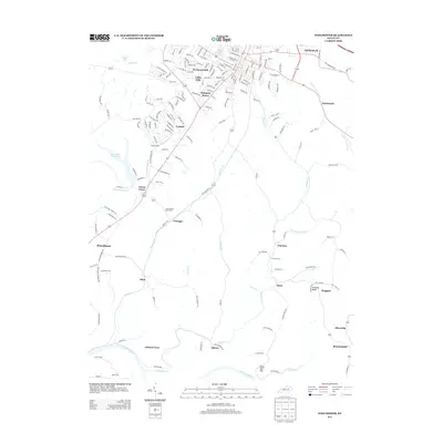 2013 Map of Winchester, 2013 Print