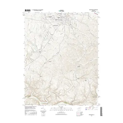 2016 Map of Winchester, 2016 Print