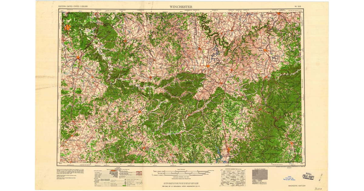 1960s Maps of Ozark, KY | Pastmaps