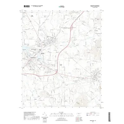 2019 Map of Winchester, 2019 Print