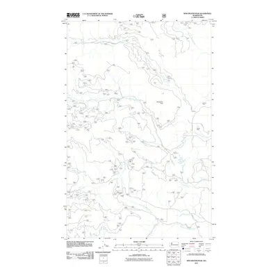 2011 Map of Winchester Peak, 2011 Print