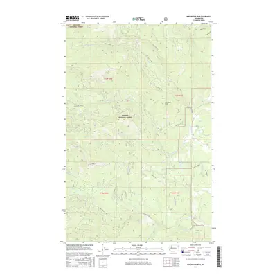 2017 Map of Winchester Peak, 2017 Print