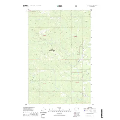2020 Map of Winchester Peak, 2020 Print