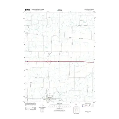 2012 Map of Winchester, 2012 Print