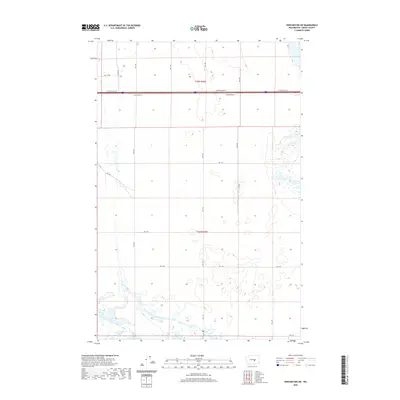 2020 Map of Winchester SW, 2020 Print