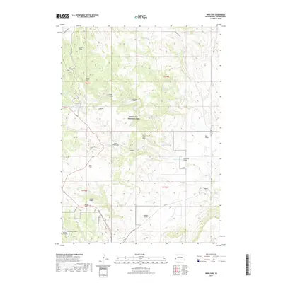 2017 Map of Wind Cave, 2017 Print