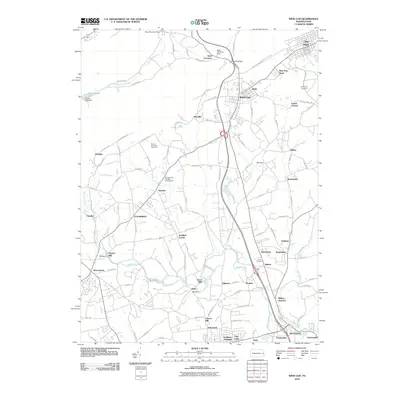 2010 Map of Wind Gap, 2010 Print