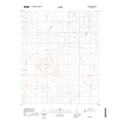 2023 Map of Wind Mesa, 2023 Print