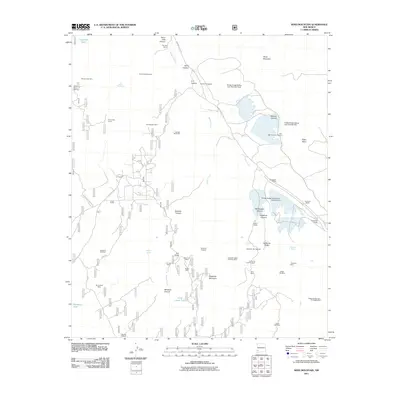 2011 Map of Wind Mountain, 2011 Print