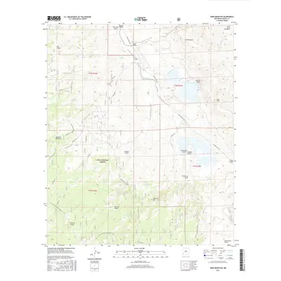 2017 Map of Wind Mountain, 2017 Print