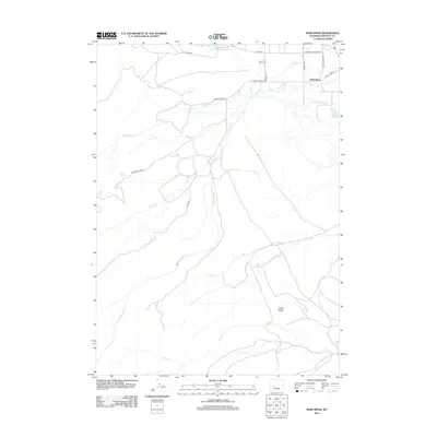 2012 Map of Wind River, 2012 Print